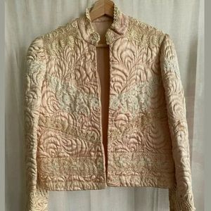Gorgeous Vintage Victorian silk and lace Blazer